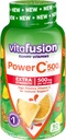 Vitafusion Chewable Calcium & ויטמין C Gummy ויטמינים, פירות פירט, 100 Count & Tropical Citrus Ciplored, 92 Count Count