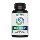 ג'ואו 3 Day Renew - Probiotics for Digestive Health, Probiotics for Men and Women, Gut Health & Natural איפוס תמיכה תוסף עם ג'ינג'ר Aloe - 27 Veg Caps