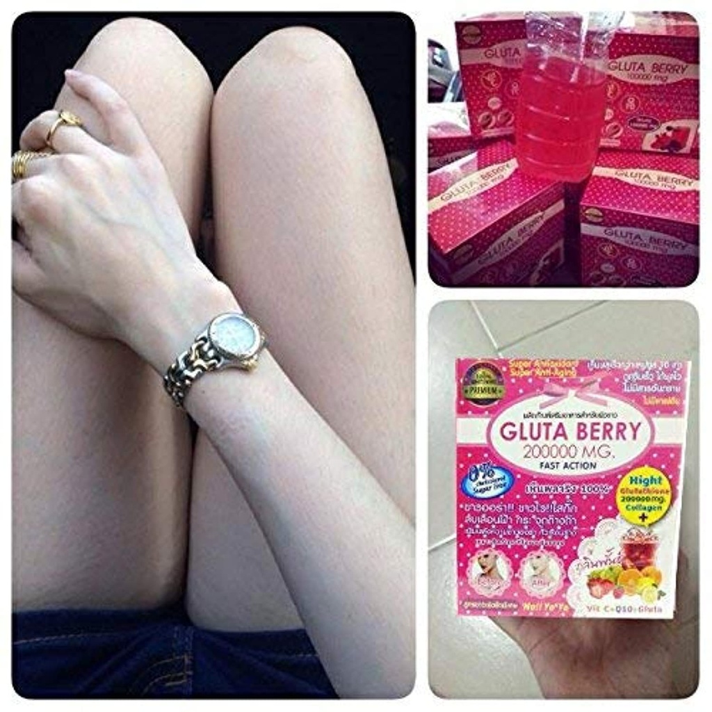 200000 מ"ג לשתות Punch Whitening Skin פעולה מהירה 10pcs.