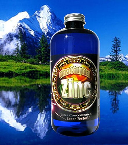 מינרלי הרים Silver Mountain מינרלים Colloidal Zinc נוזל ריכוז 16 Oz.240 PPM