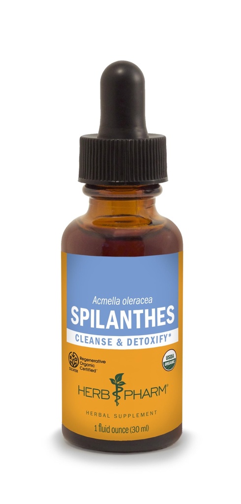 Herb Pharm מוסמך אורגני Spilanthes נוזל לחלץ ניקוי ו Detoxification - 1 Ounce