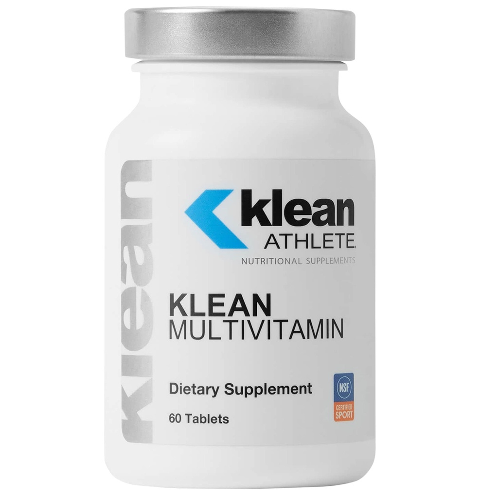 Klean Athlete Klean Multivitamin - חומרים מזינים חיוניים ואנטיoxidants for Optimal Health - NSF מוסמך לספורט - 60 טבליות