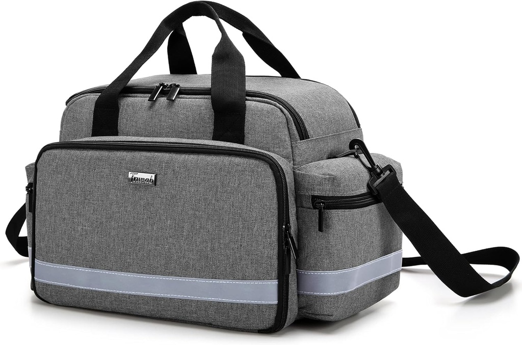 Trunab Home Health האחות Bag Medical Bag מארגנת עם Handle ו- Shoulder לצאת לביקור ביתי