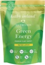 קאתי אירלנד Super Greens אנרגיה אבקה, משקאות אנרגיה נקייה לערבב עם Matcha & תה ירוק, Immune & Digestive תמיכה תוספת סוכר, מאייר לימון פלמור, 7.4 oz