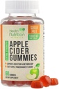 Apple Cider Vinegar Gummies 1000mg - Max Power Sugar Free ACVmy ויטמינים, תומך Metabolism & Energy, Keto Friendly, ויטמין B12, Gelatin-Free, Gluten-Free, טבעוני & non-GMO - 60 מסטיקנים