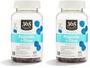 365 על ידי Whole Foods Market, חניכיים Probiotic סיבים 2 ביל Blue Raspberry, 60 Count (Pack of 2)