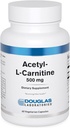 דאגלס מעבדות Acetyl L-Carnitine 500 מ"ג | תומך המוח ותפקוד עצבי במהלך תהליך ההזדקנות הרגיל *