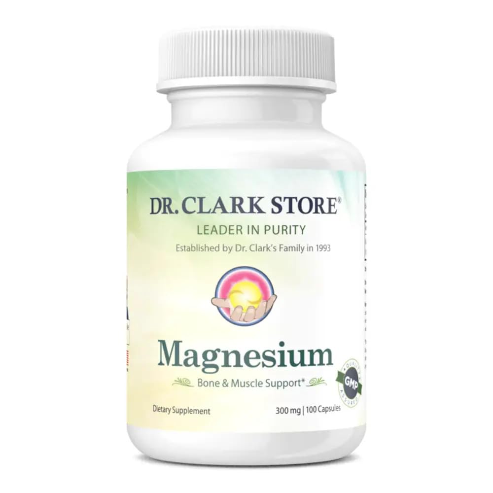Dr. Clark Magnesium Oxide תוסף, 300mg, 100 Gelatin קפסולות