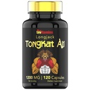 Tongkat Ali for Men: 1200 מ"ג x 120 קפסולות | ידוע גם בשם Longjack Root | 100% All-Natural & Ultra Potentטונגkat Ali