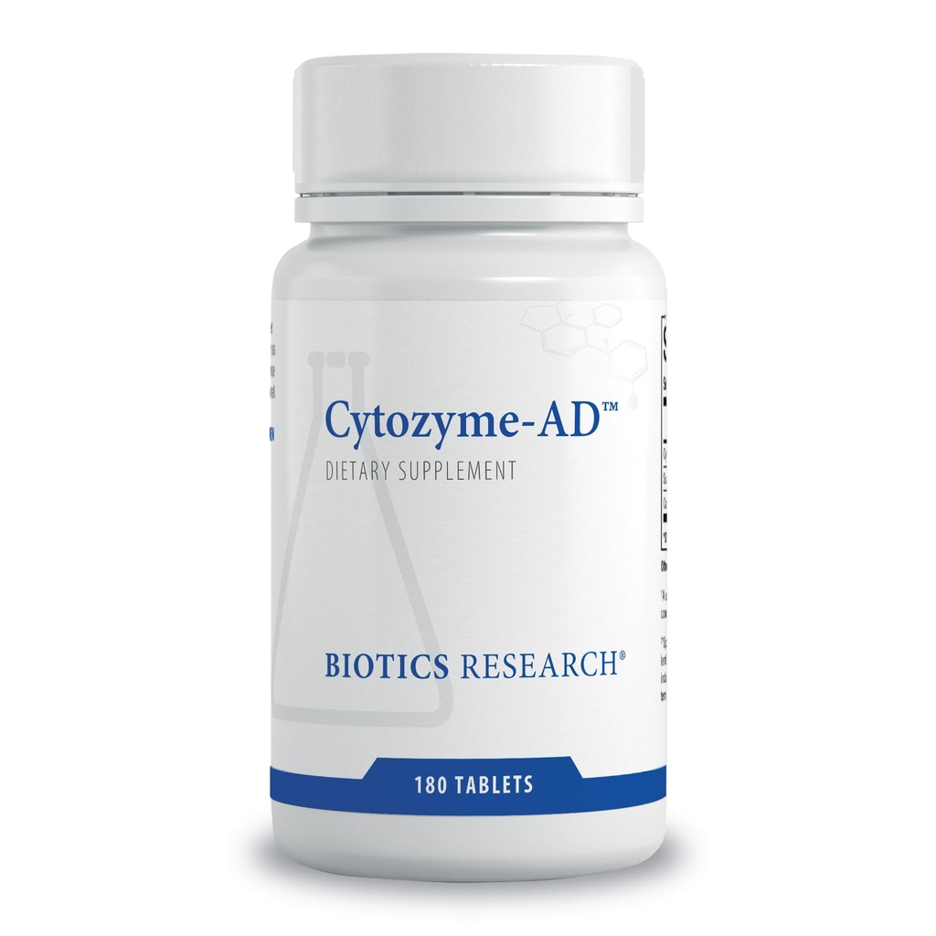 Biotics Research Cytozyme-ADTM Adrenal Support for Women & Men - תומך בתפקוד אדני בריא, רמות אנרגיה נורמליות ורווחה כללית ומקדם את Calm - 180 טבליות