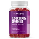 Sambucus Elderberry חניכיים למבוגרים - Immune Support תוסף עם ויטמין C ו- Zinc - פורמולה משופרת עבור הגנה יומית - 120 הרוזן, 2 חודשים אספקה, ברי פלפור - Convenient Wellness