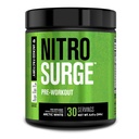 ג'ק מפעל NITROSURGE Pre Workout תוסף - אנרגיה אינסופית, קבלות כוח מיידיות, Clear Focus, Intense Pumps - NO Booster & Powerful Preworkout אנרגיה - 30 משרתים, הקוטב הלבן