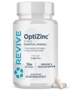 תוסף MD Zinc מינרלים לגברים ונשים - תומך ב- Immunity & cell Health עם 50 מ"ג OptiZinc - תמיכה אנטי-חמצן & Immune - 60 קפסולות