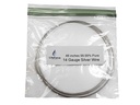 Pure Silver Generator Wires - 9999 Silver Electrodes - Pre-Cut 48-Inch 14 Gauge Wires - Fits LifeForces
