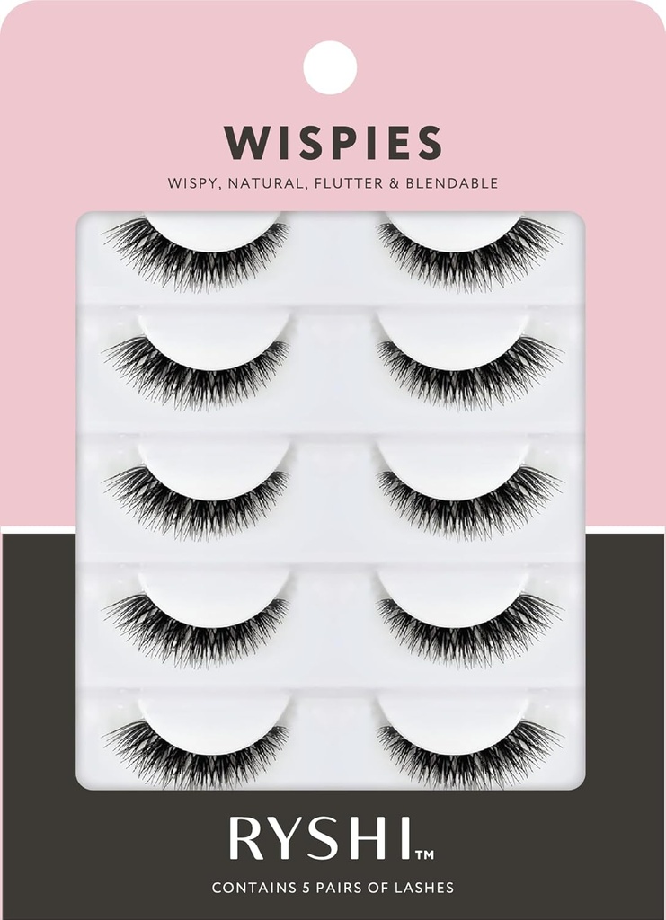 Ryshi Eye Lashes Wispies - 5 זוגות