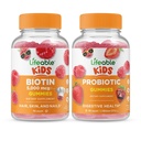 ילדים ביוטין חיים + Probiotic 2 מיליארד CFU ילדים, חניכיים בונדלה - גדול Tasting, ויטמין תוסף, Gluten Free, GMO חינם, Chewable Gummymy