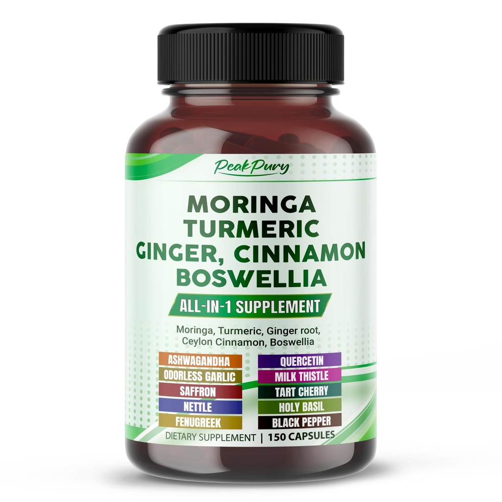 Moringa, Turmeric, Georgia Root, Ceylon Cinnamon, Boswellia - Made in USA