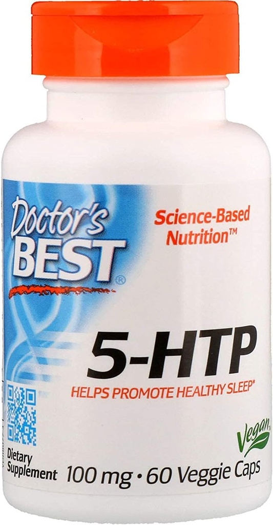 הטוב ביותר של הדוקטור, הטוב ביותר 5-HTP, 100 מ"ג, 60 Veggie Caps