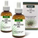 Pure Saw Palmetto Berries שמן 2x30 מ"ל Wild & Natural 60-90 יום אספקה שלא כמו אבקות לא יעילים, תומך Prostate Health Sleep Better להפחית את Frequent Urination DHT Blocker Help Stop Hair Loss