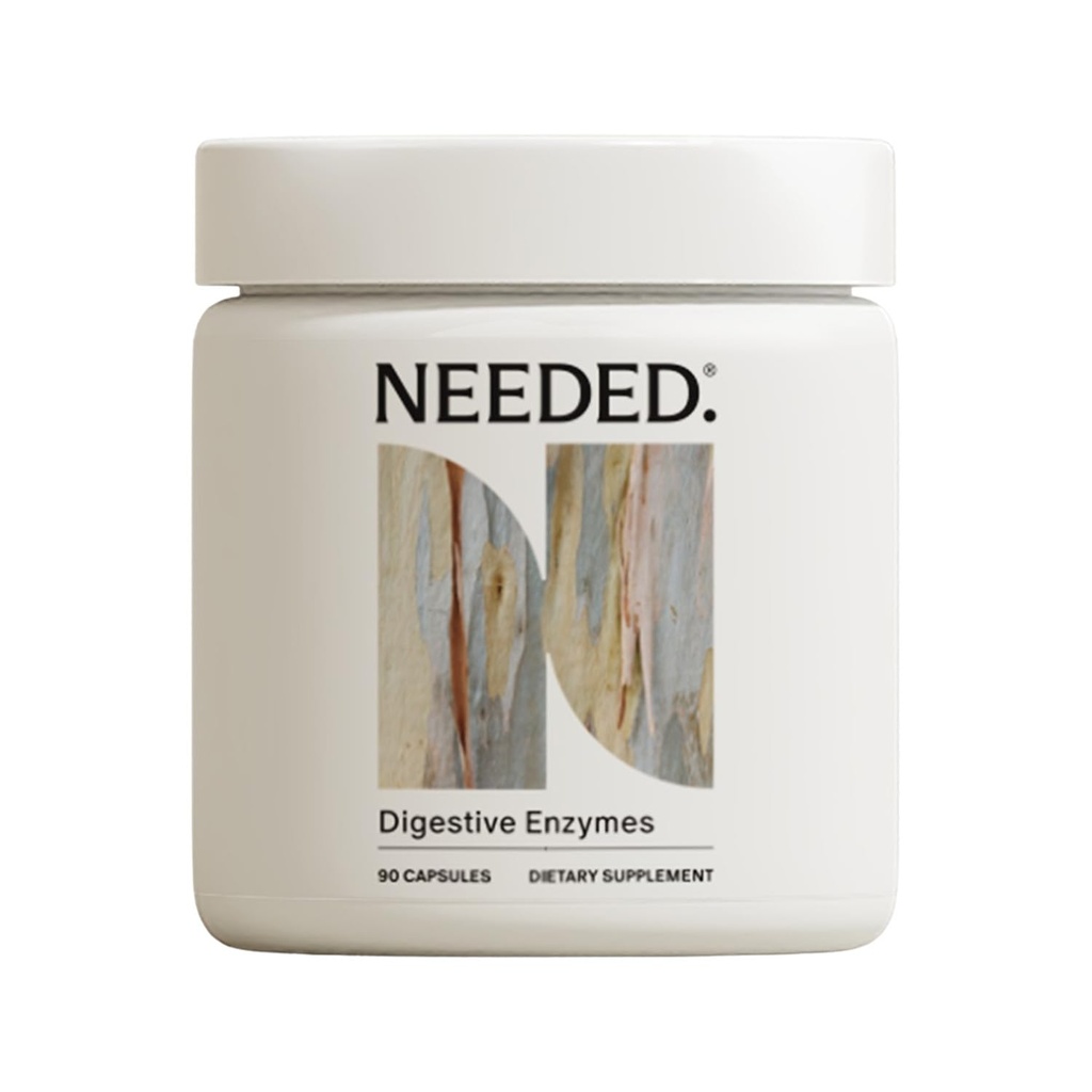 צריך. תמיכה באנזימים מזיקה - Daily Essential Enzymes Support for Bloating Relief - 90 קפסולות עם 14 אנזימים קלינית