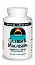 מקור Naturals Calcium & Magnesium, Amino Acid Complex עם ויטמין D-3, 300 MG - 250 טבליות