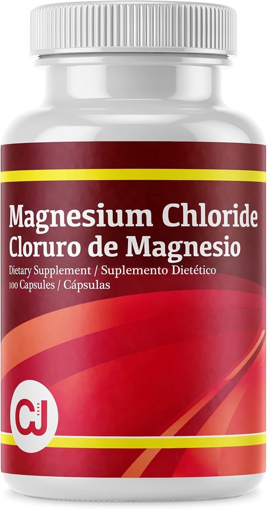 Magnesium Chloride - Cloruro de Magnesio, 100 קפסולות, מינרלים חיוניים, הירגעות