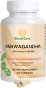 Ashwagandha עם Black Pepper Ashwagandha תוספי - 60 Count Pure Ashwagandha קפסולות עבור תמיכה החיסון, אנרגיה Boost - Non-GMO Vegan Friendly Ashwagandha Complex Complex Complex