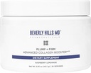 בוורלי הילס MD Plump + המשרד מתקדם Collagen Booster עבור Aging Skin- Foodsent אבקת לשתות פורמולה עבור Plumper, Firmer, Skin w /Collagen פפtides, Polyphenols, Ceramides (Raspberry Lemonade)