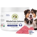 Wholistic Pet Organics WholeCran Intense: אבקת קריין אורגני לכלבים Urinary Tract תומך Kidney תמיכה לכלבים UTI טיפול ויטמין C ו- Antioxidants Dog Incontinence Product