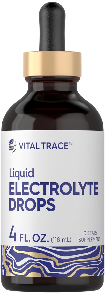 Karlyle Electrolyte Drops 4 oz | תוספי נוזל לחות עבור משקאות | פורמולה טבעונית | Keto-Friendly, non-GMO, Gluten Freeten