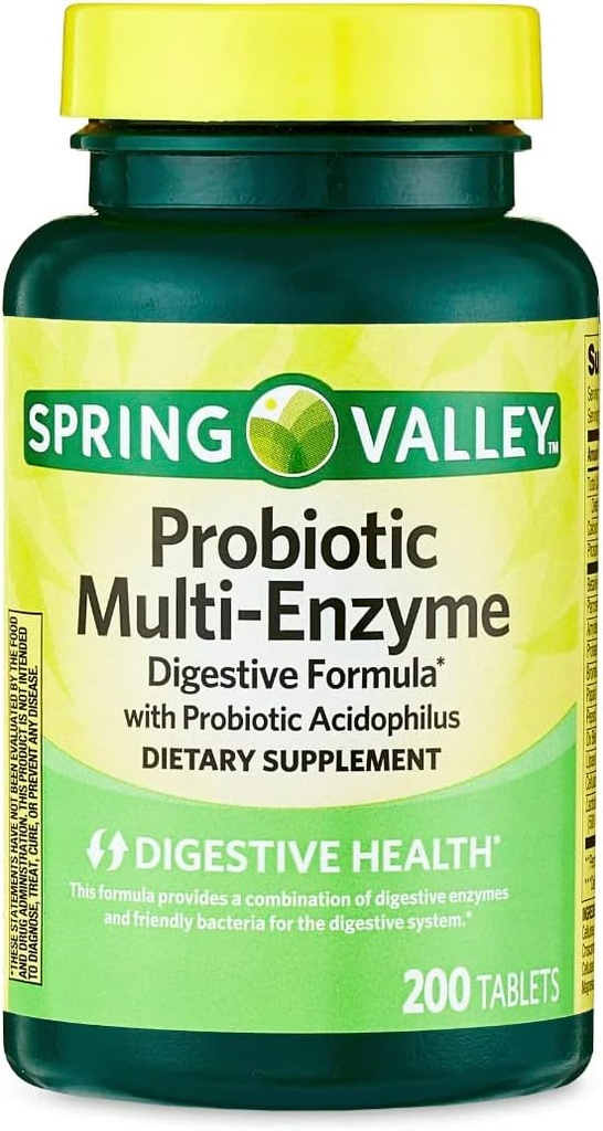 עמק האביב Multi-Enzyme Probiotic 200 טבליות