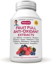 ANDREW LESSMAN פירות Full Anti-Oxidant Extracts 360 קפסולות - 14 פירות טבעיים וברי לחלץ. Bilberry, Cranberry, Grape Seed, Pomegranate, Resveratrol, ועוד. Easy to Swallow קפסולות