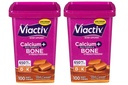 Viactiv מקס פורמולה Calcium +Vitamin D3 תוספת עבור בריאות העצם, ריצ' קארמל, 100 צ'יפס רך - 2 Pack