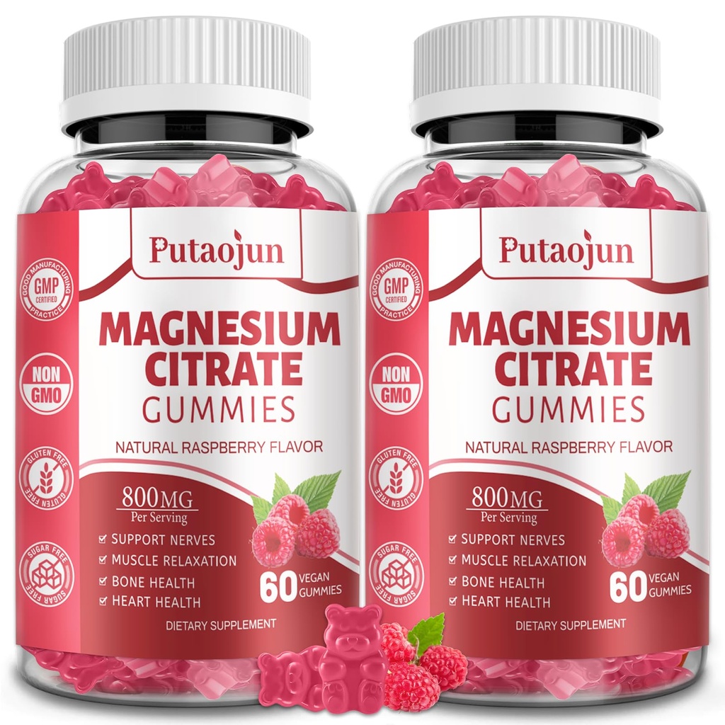 מגנזיום Citrate Gummies | Magnesium תוסף לנשים | High Absorption Magnesium Supplement