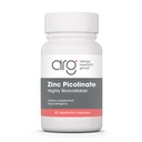 Allergy Research Group Zinc Picolinate תוסף - תומך בתגובת בריאות נורמלית, ביו-זמינות גבוהה, Well-Absorbed, Hypoallergenic, Vegetarian קפסולות - הרוזן 60