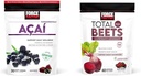גורם כוח Acai Soft Chews for Immunity & Total Beets Soft Chews for Heart Love Energy, 30 & 60 צ'רדס