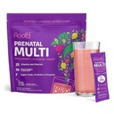 Root'd Prenatal Multivitamin אבקת עם 3X אלקטרוליטים - 25 ויטמינים ומינרלים, Folate, ברזל, ויטמין D3, 7 Superfoods & Probiotics, ויטמינים ללא סוכר ושיקום | 24 ויטמין שתיית משקאות Mix Packets
