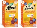 הדרך של הטבע חי! יום הילדים Chewable Multivitamin, תומך העצם, עין, Immune בריאות*, כתום & ברי פירות פלבודורed, Gluten Free, 120 טבליות צ'כות (Packing May Vary) (Pack of 2)