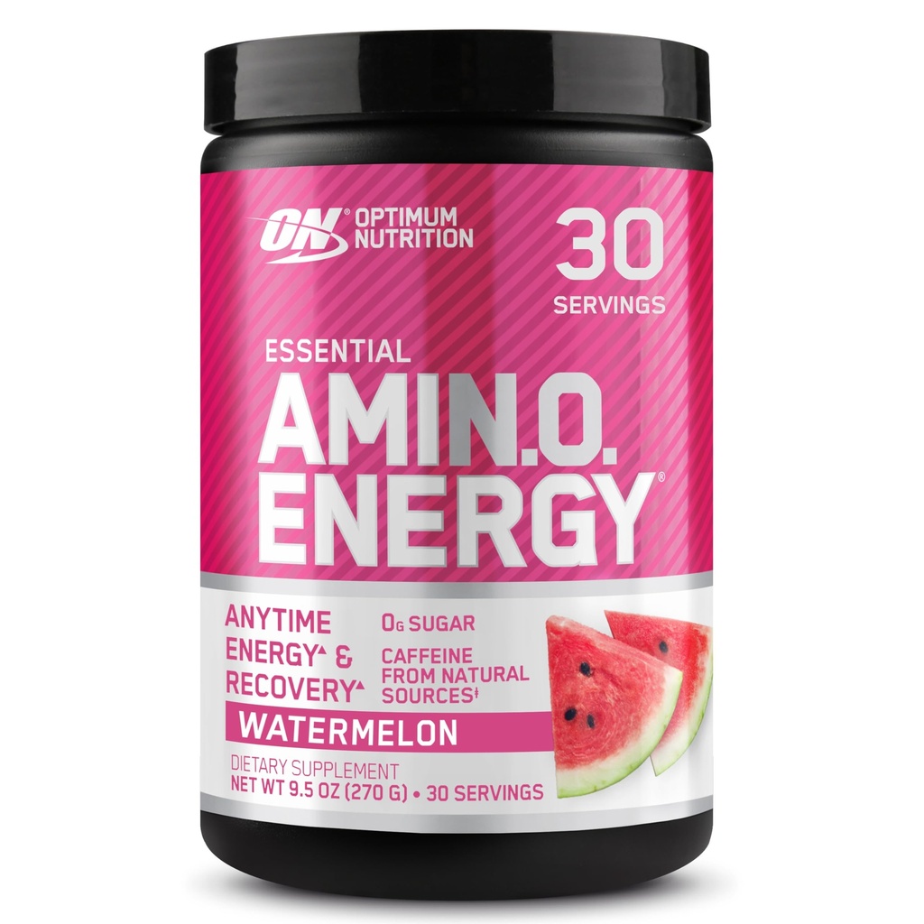Optimum Nutrition Amino Energy Powder, Watermelon, 9.5 Oz