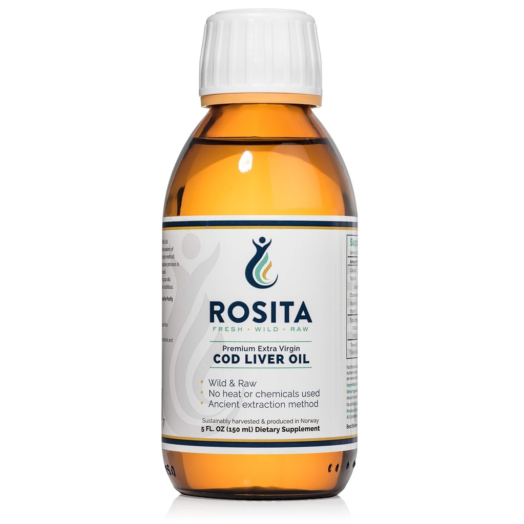 Rosita אקסטרה Virgin Cod Liver Oil נוזלי