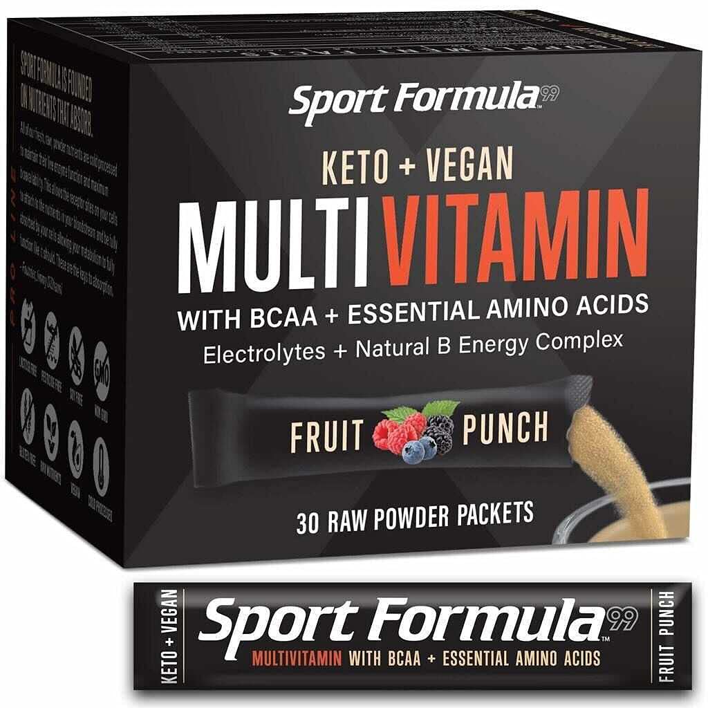 נוזל Multivitamin לשתות אבקת ויטמין BCAA לא יעלה את Stomach היומי Keto MultiVitamin עבור גברים ונשים Amino Acid אבקת פירות Punch Packet Multivitamin אבקת אלקטרוליטליטים