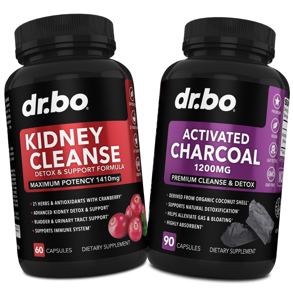 Kidney ניקוי Detox & מופעל Charcoal - Natural Cranberry & Uva Ursi לחלץ לתמוך Kidneys, Bladder & Urinary Tract Health - קוקוס Charcoal Pills for Stomach Gas & Bloating תמיכה תמיכה תמיכה תמיכה