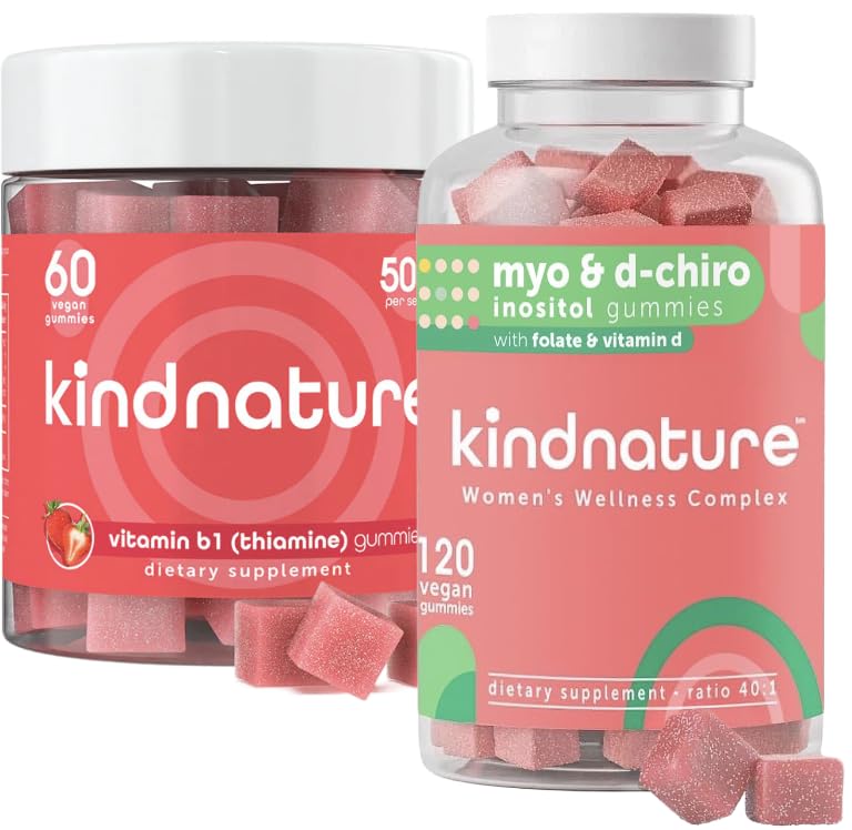 Myo-Inositol & ויטמין B1 Wellness Bundle - Hormonal Balance & Nervous System תומך בחניכיים