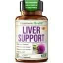 תמיכה Liver עם Artichoke Extract, Enzymes, Silymarin 50% חלב זהtle, Dandelion Root, Lipase & Protease, Solarplast® Antioxidants - תומך Detox, Digest, אנרגיה. 60 קפסולות, 20 יום אספקה