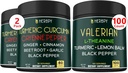 Bundle 7in1 Turmeric Curcumin & 5in1 Valan Root תוסף - תמיכה עיכול, בריאות הלב, Immune ומנוחה