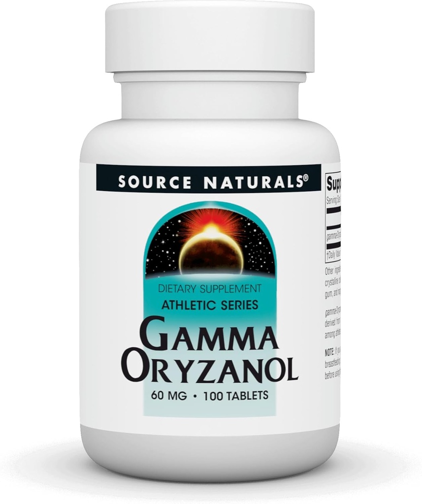 מקור Naturals Gamma Oryzanol 60 מ"ג - תוסף סדרת אתלטיקה