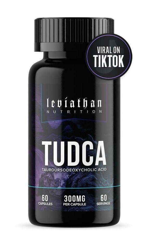 VAathan Nutrition TUDCA Bile Salts 300mg - Tudca (Tauroursodeoxycholic Acid) תוסף 60 קפסולות