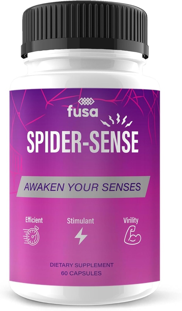 Spider Sense Pills Spider-Sense Max, SpiderSense High Power Advanced Support Multivitamin Formula for Total Health & Wellness, Spider Senses Max Pills (60 קפסולות)