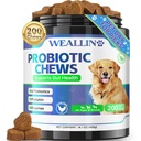200 PCS Probiotics for Dogs - כלב פרוביוטיקה צ'יפס עבור Gut Health, תמיכה עיכול & Itchy Skin Relief Pet Diarrhea Gas Treatment - Probiotics, Enzys, Prebiotics, Pumpkins, Pumpkinkins