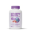 SmartyPants Toddler Multivitamin Gummies: אומגה 3 שמן דגים (EPA / DHA), ויטמין D3, C, ויטמין B12, B6, A, K & Zinc, Biotin, Beta Carotene, Gluten Free, Three Fruitors, 180 ספירה (60 יום אספקה)